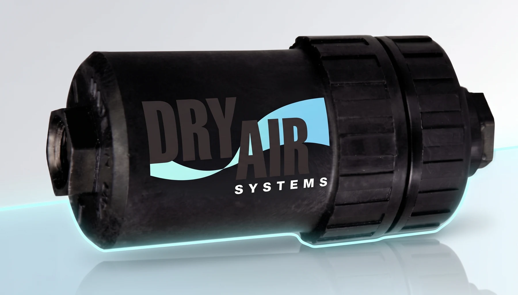Dry Air Systems inline filter with original branding